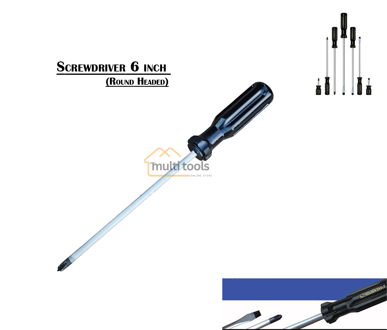  Screwdriver 6" (Round Headed)
